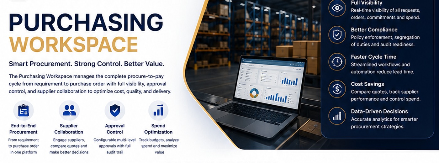 Purchasing Workspace brochure visual