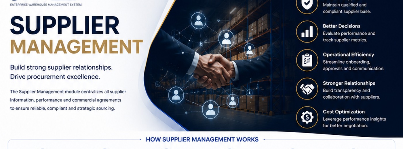 Supplier Management brochure visual
