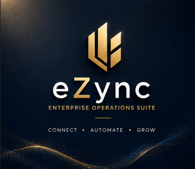 eZync — Enterprise Operations Suite. Connect, Automate, Grow.